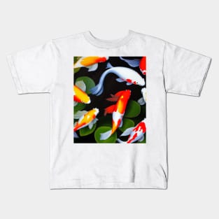 The Art of Koi Fish: A Visual Feast for Your Eyes 1 Kids T-Shirt